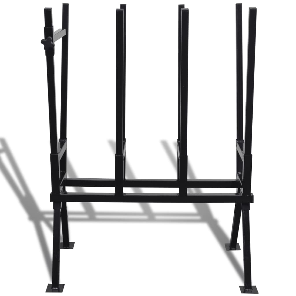 NNEVL Black Powder-Coated Saw Horse for Woodworking